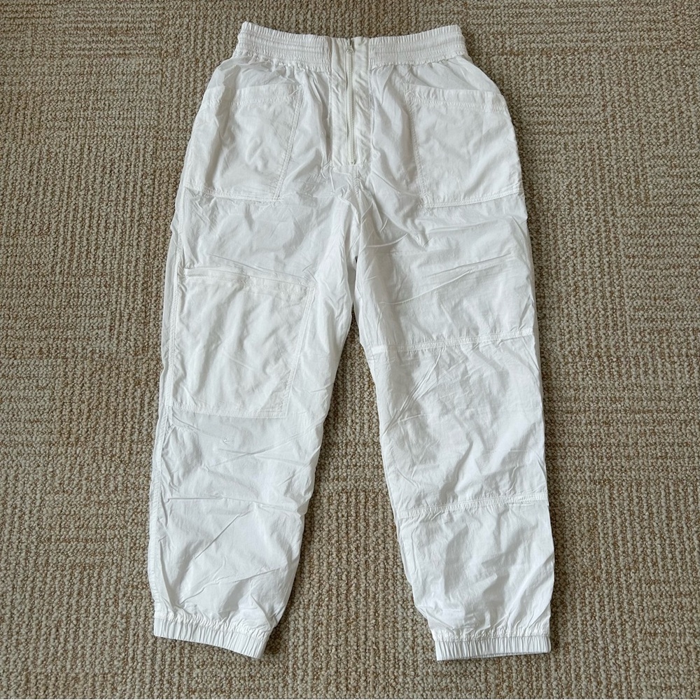 NWT Free People Movement Tell Me About It Jogger Wind Pants in White